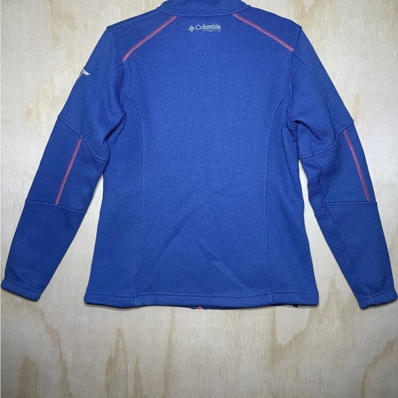 Blue Columbia Sportswear women's zip-up jacket with pink accents size medium - Picture 8 of 13